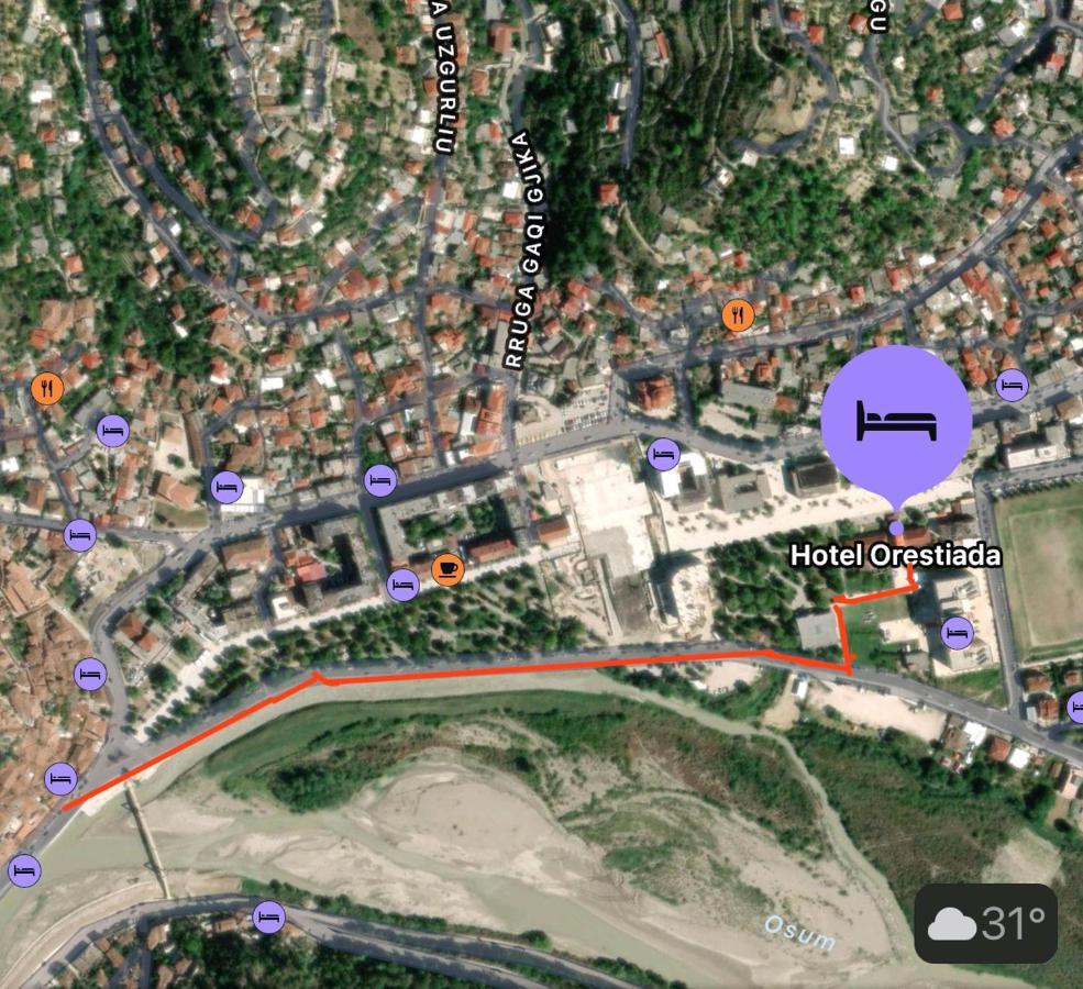 Hotel Orestiada Berat Extérieur photo